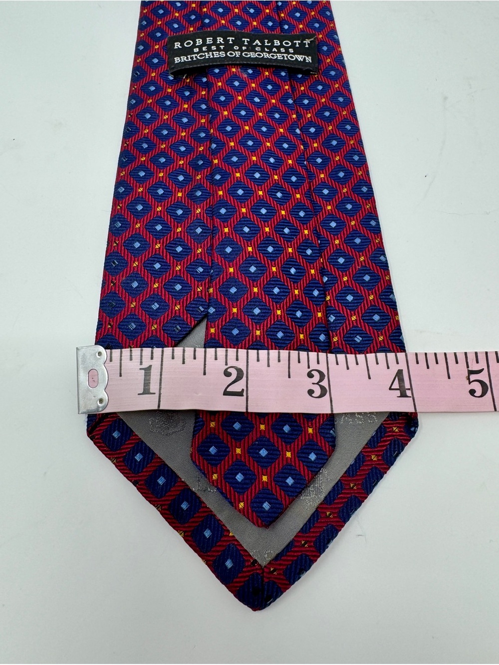 Robert Talbott Best of Class Vintage Geometric Tie 61” Long - Picture 3 of 3
